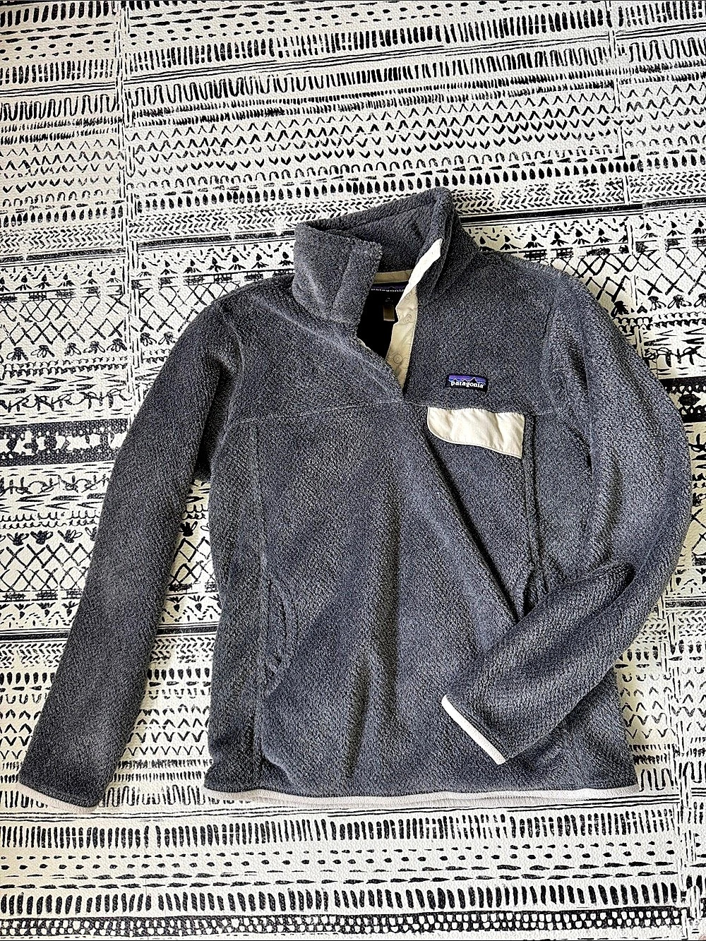 Patagonia Gray Fleece Jacket Like New